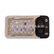 چراغ سقفی سمند سفید یخی