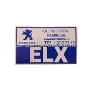 برچسب سریال شیشه ELX